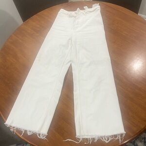 White Zara Jeans Marine straight